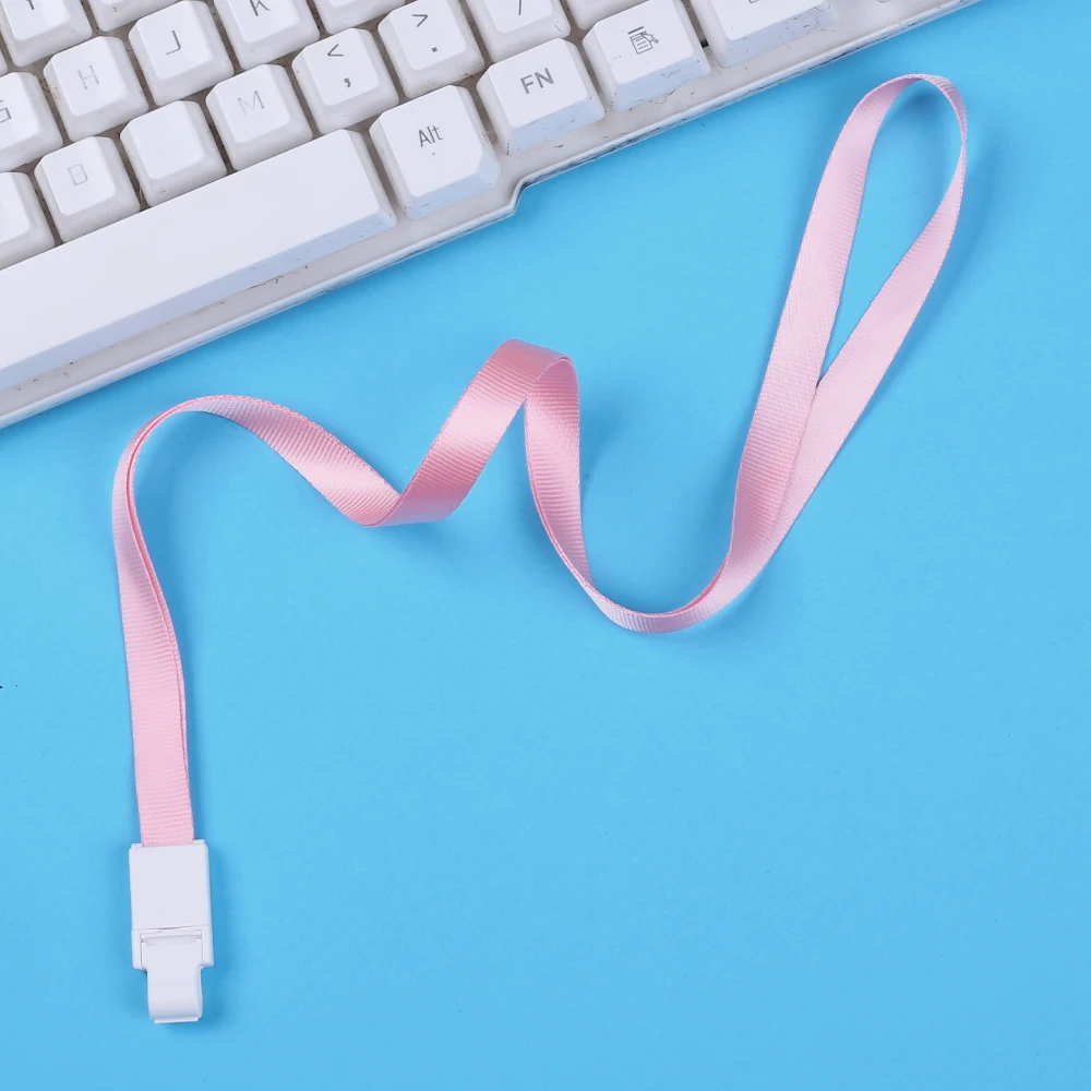 
Hot sale cheap colorful polyester ID badge neck lanyard 