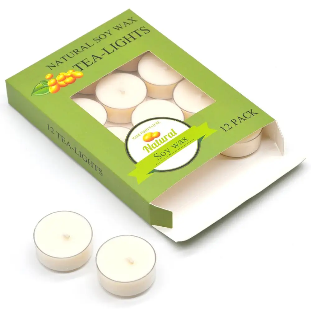 Wholesale 14g Soy Wax Tealight Candles With 4 Hours Burning Time