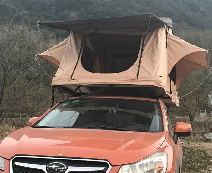 Manufacture Price Waterproof Camping Tent Car Roof with Awning for Cars