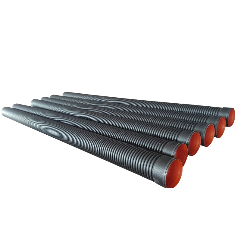 HDPE double wall corrugated pipe for municipal sewage system