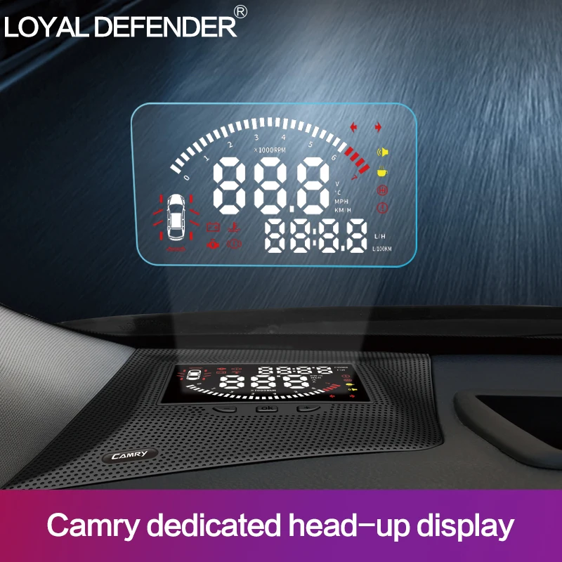 
Easy to install for OBD2 Car HUD with Full Functions Head Up Display For Toyota Camry 2018 