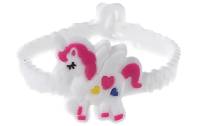 Fashion Lovely Animal Unicorn Bracelet Wristband Kids Mix Styles Charm Birthday Party Festival Gift Bracelets