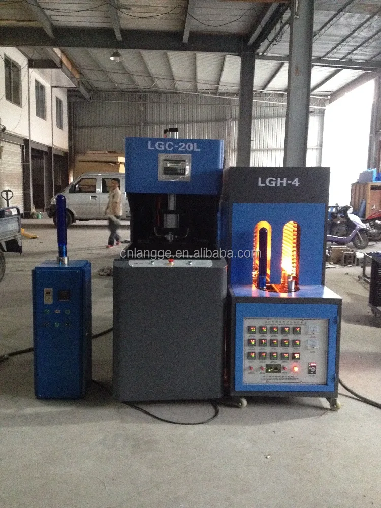 20L semi-automatic blow molding machine.5 галлон бутылка воды дуя, выдува пэт-машина