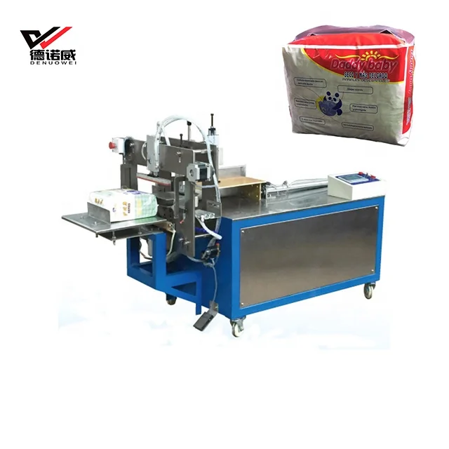 High quality semi automatic baby diaper packing machine