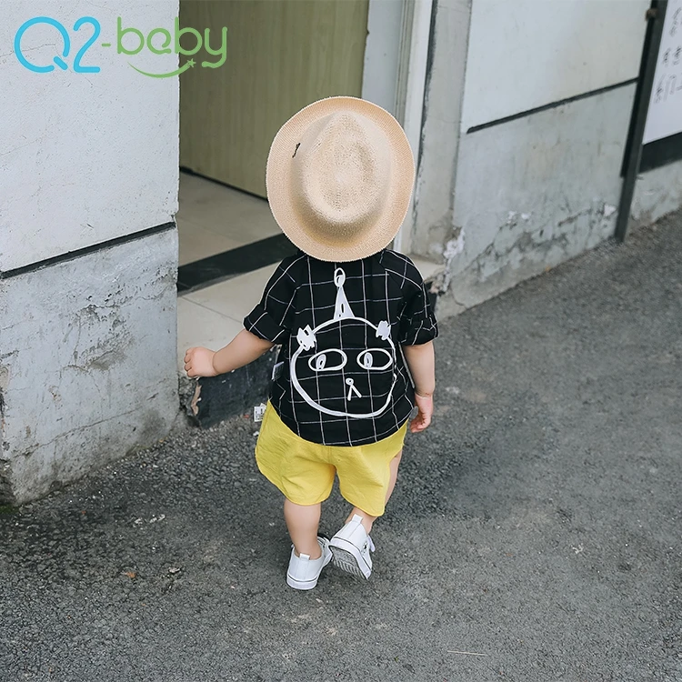 
Custom made 4 months baby blouse clothes cute appliques pattern summer baby blouse 1856 