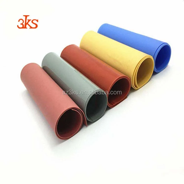 Wholesale Thin Thermal Insulation Heat Resistant Transparent Electrical Silicon Rubber Sheet with Roll