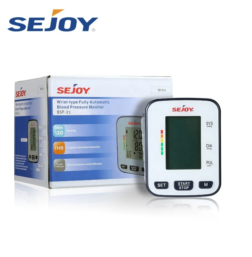 CE approved wrist blood pressure meter monitor BP monitor