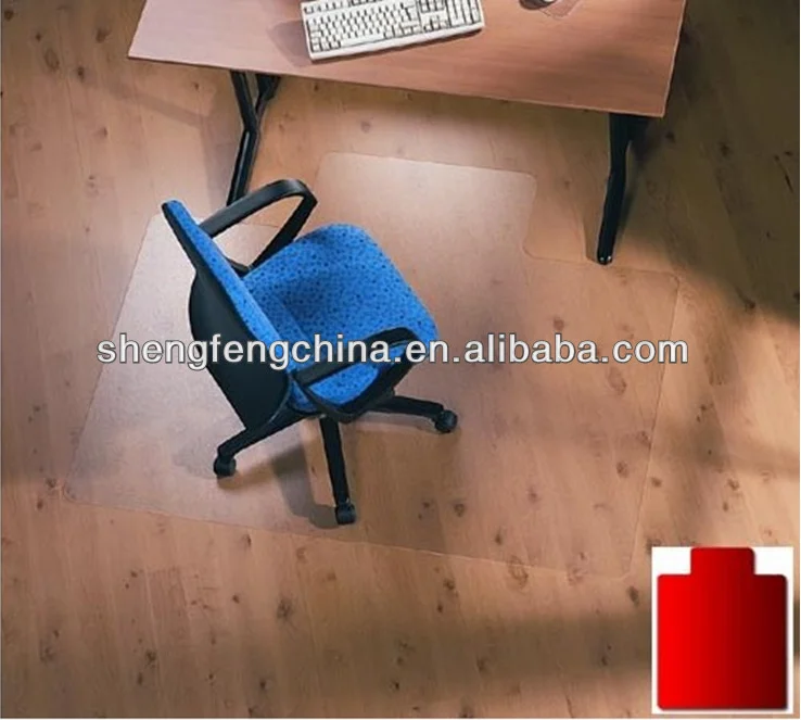 wholesale PP/PVC/PET Plastic chair mat for office