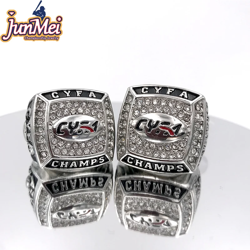 championship sports rings silver california youth football league custom championship rings for football teams