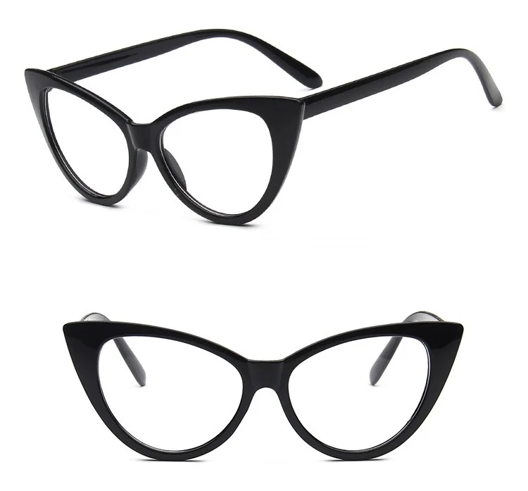 Cheap Fashion Retro Big Cat Eye Frame uv400 Protection Lens for Women Sunglasses