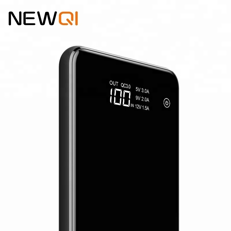 Лучшие продажи Qi стандарт быстрая Беспроводная зарядка Power Bank Беспроводное зарядное устройство Qi 10000 мАч аккумулятор