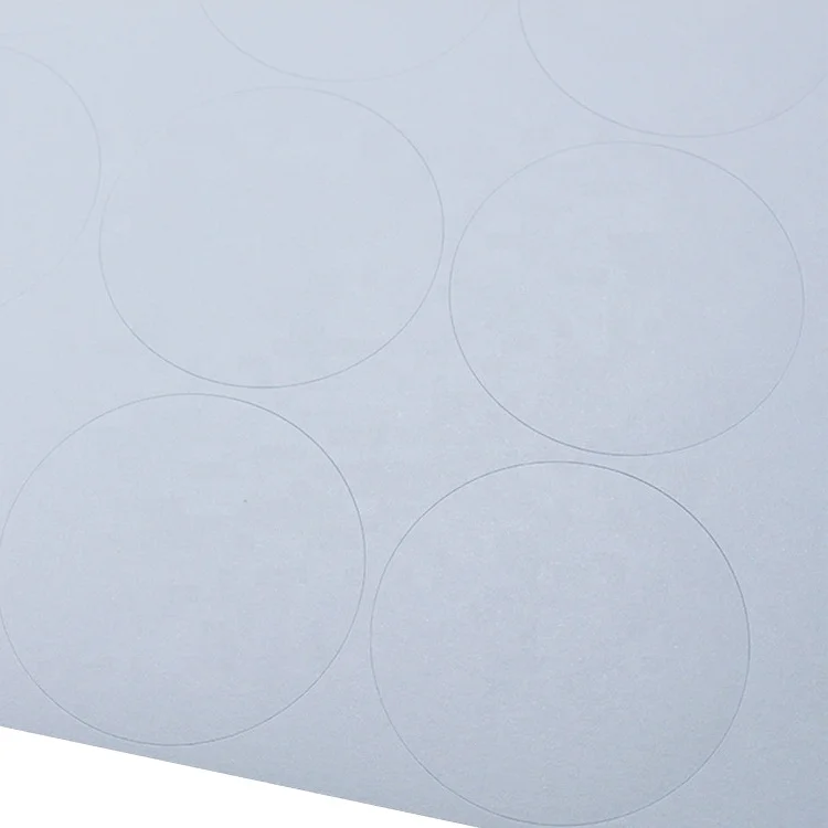 White Circle Sticker, Round Label for Laser Inkjet Printer