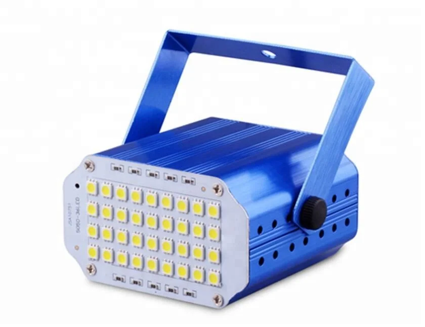 Flash 36 Leds DJ Disco strobe light sound voice music control strobescope Flashlight Led stage light Effect party show RGB/White