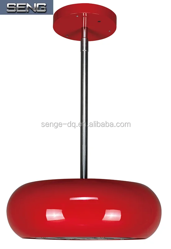 SENG Island stainless steel  Mounted White Round Range Hood