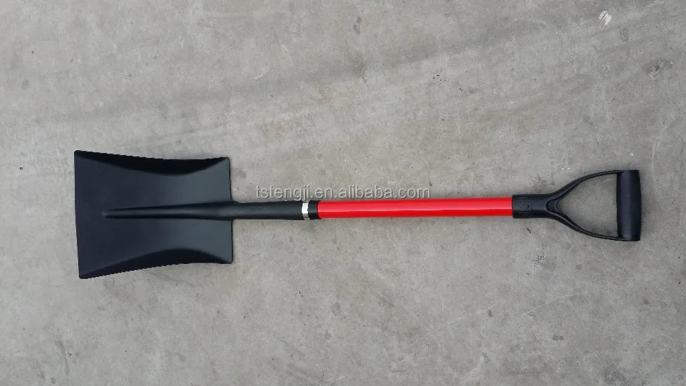 
2018 handle shovel S518FL material 50Mn hrc48 fiberclass handle shovel 