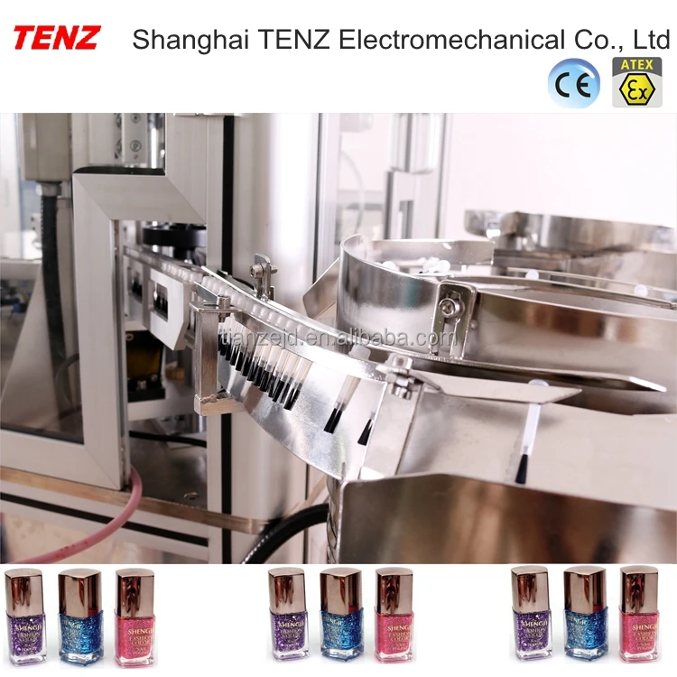 TENZ Automatic Nail Polish Filling Machine Nail Polish Produce Line Machinery & Hardware Food Electric Wood