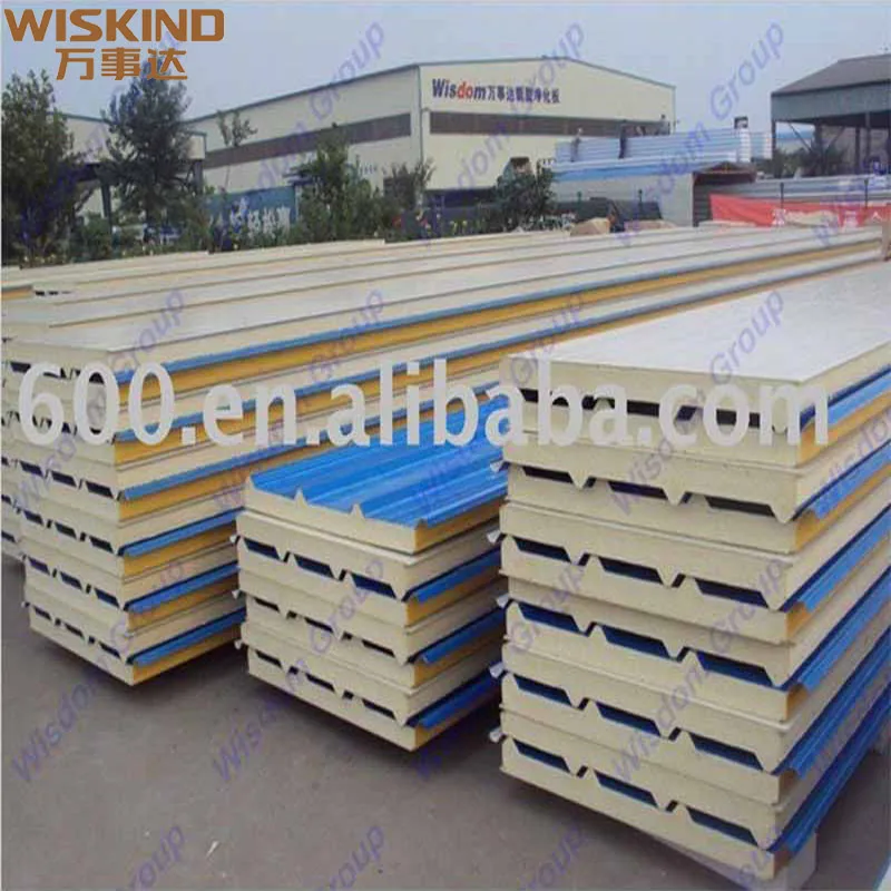 Теплоизоляционная полиуретановая сэндвич-панель для сборного дома