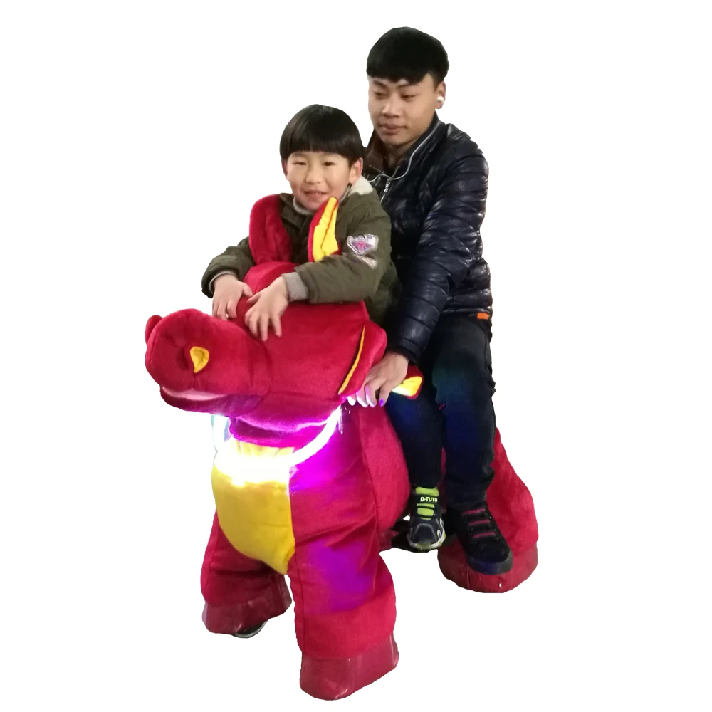 LULU kids ride on toy electric animal scooters with pedal