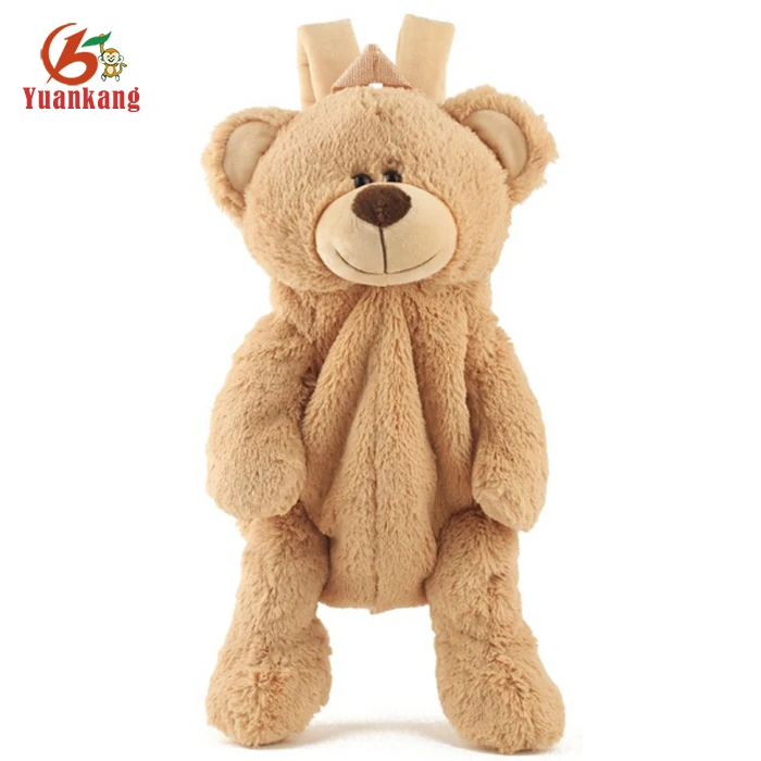 Cheap Teddy Backpack Custom Stuffed Brown Bear Plush Teddy Bag Plush Teddy Bear Backpack