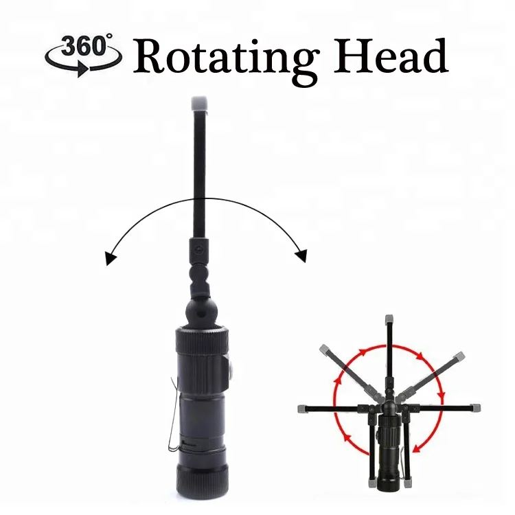 Магнитный Водонепроницаемый Портативный перезаряжаемый светодиодный фонарик Cob из алюминиевого сплава