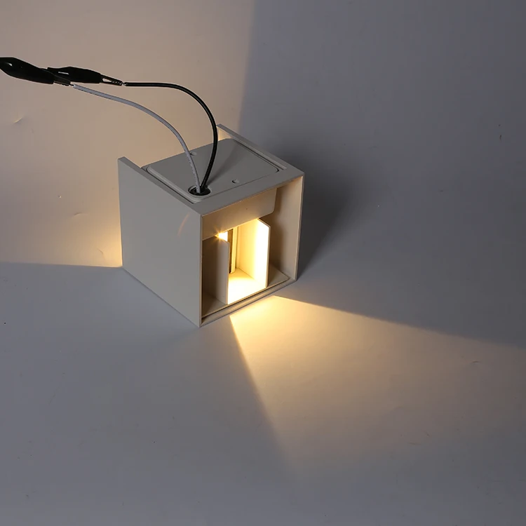 High power waterproof dimmabl bathroom ip65 COB 6w indoor reading mounted wall lamp