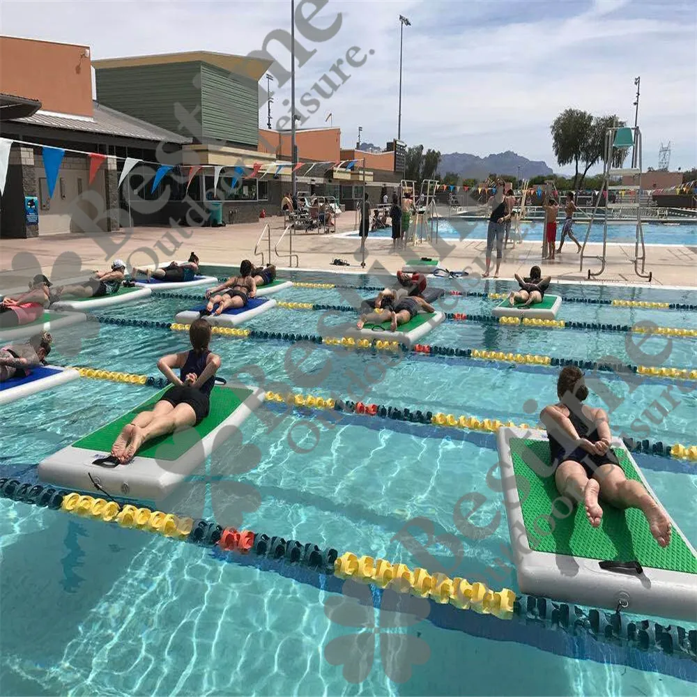 Wholesale Inflatable Yoga Mat AQUA Water Floating Yoga Mats