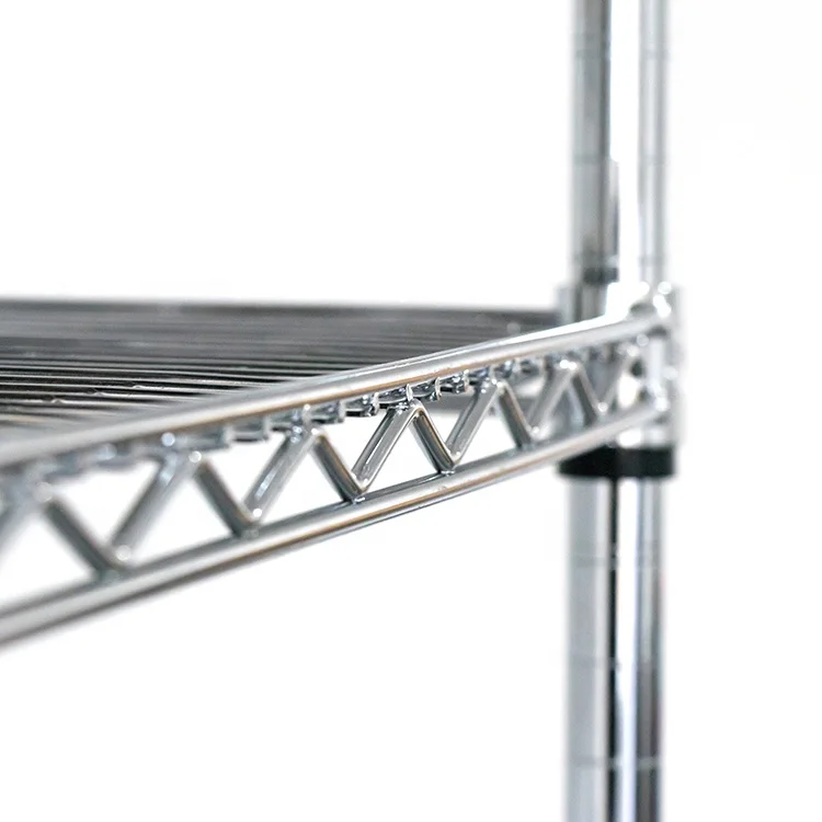 China Manufacturer Indoor Bathroom Closet Storage Lee Rowan Wire Shelving Rack