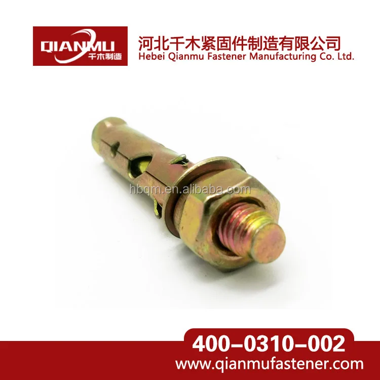 
 Анкер из углеродистой стали с гальваническим покрытием различных цветов  