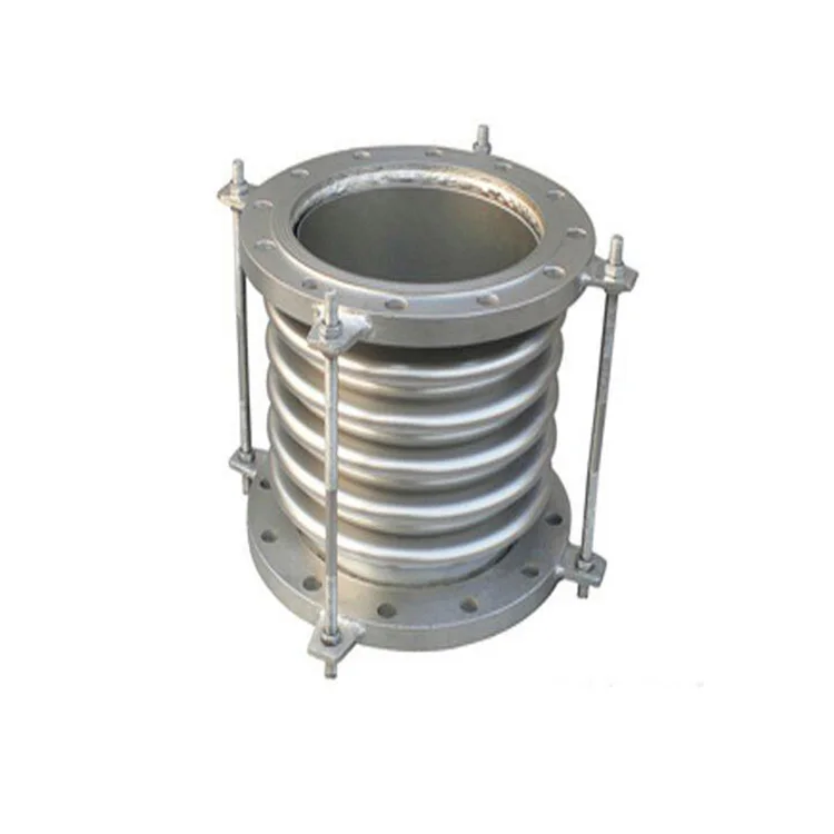 Flange connection ripple compensator and telescopic expansion joint