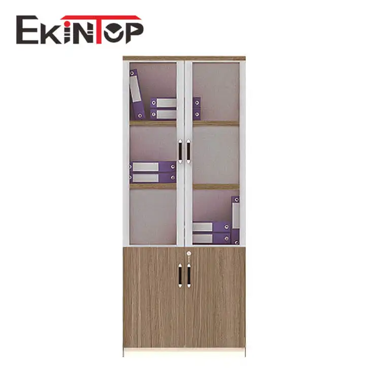 Ekintop top 10 manufacturers cardboard 4 door filing craft design in book shelf storage cabinet