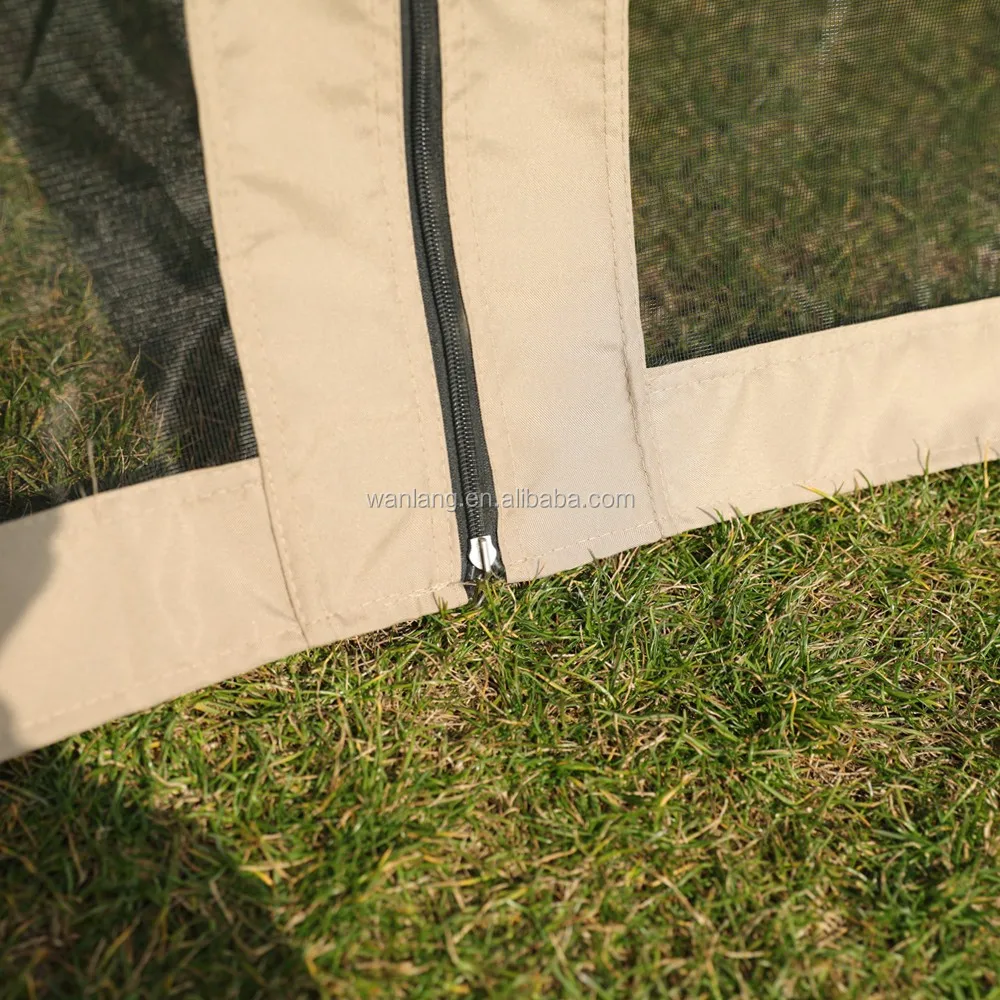 Всплывающая Шестигранная беседка москитная сетка с москитной сеткой