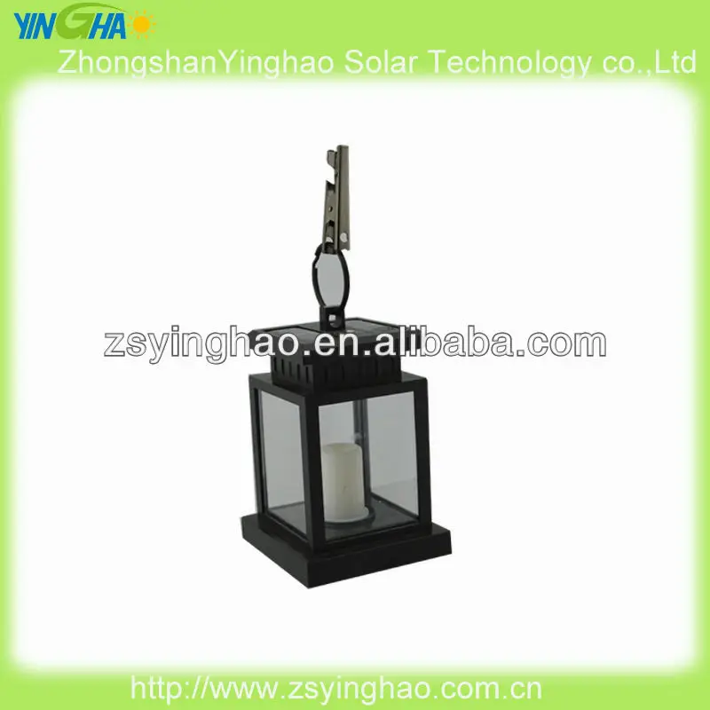 Портативный пластиковые солнечной энергии зонт с из светодиодов свечи