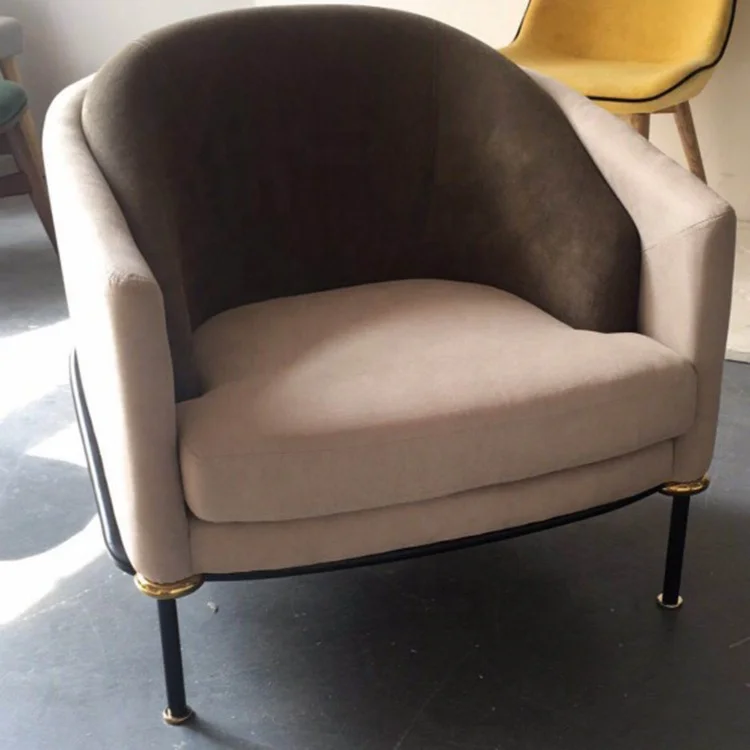 Italian designer single armchair sofa classic living room sofa chair hotel high end furniture