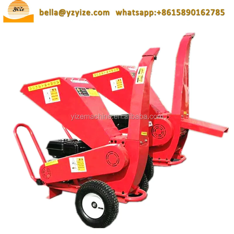 Wood crushing machine and shredder wood chipper machine price