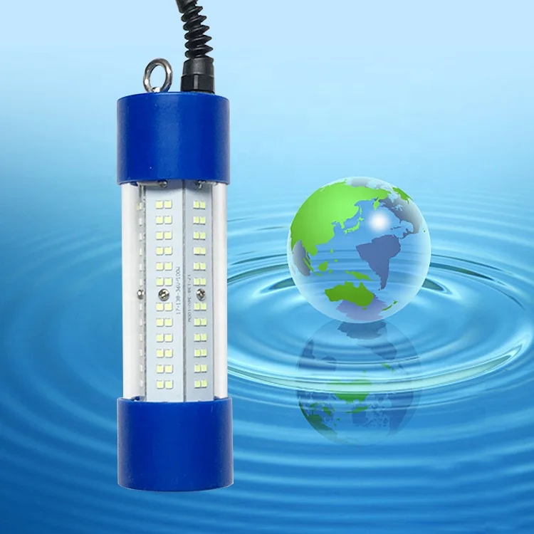 
LED fishing 90W12V Underwater light Attracting fishing light Green White lure green squid led fishing light 