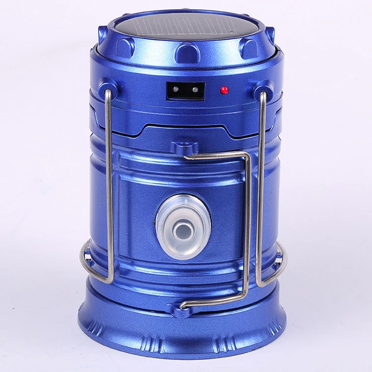 Ultra Bright Outdoor Lantern Flashlight Rechargeable Solar 3 In 1 Camping Light