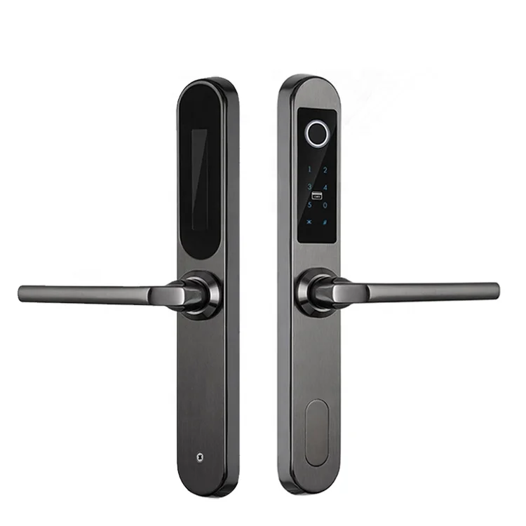 European Standard Mortise Fingerprint Door Lock With Touch Keypad
