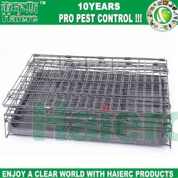 Haierc Pet folding Crates Puppy Dog Cat metal foldable cages 24 30 36 42 48 inch dog house