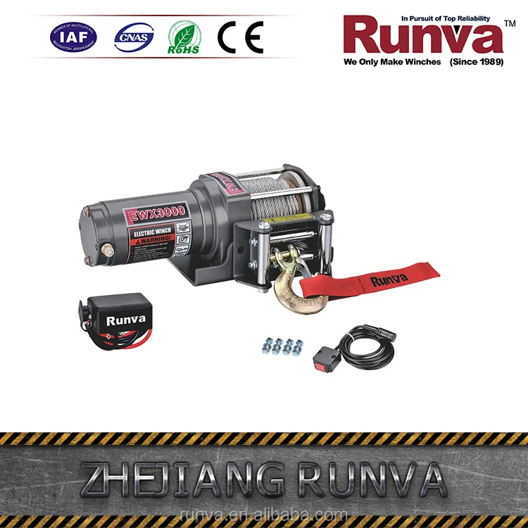 Runva3000 фунтов беспроводной пульт дистанционного управления электрическая лебедка для продажи Филиппины