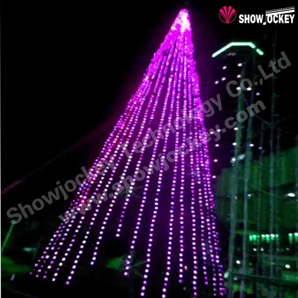 Backyard Garden Decorative Super Bright Multi Colored Solar LED String Lights Outdoor Christmas Trees with Lights