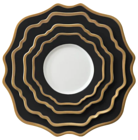 PZ01390 Chinese supplier new products Cheap luxury sunflower ceramic charger plate with gold rim for wedding