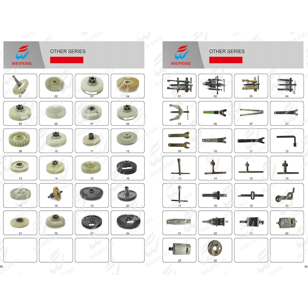 
Power tools spare parts other series 