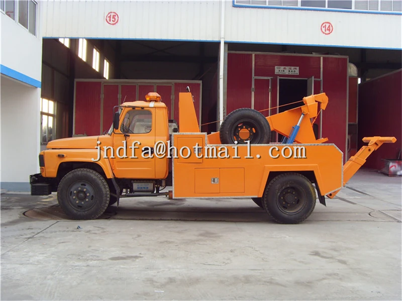 Dongfeng 4700mm wheelbase wrecker towing joint body