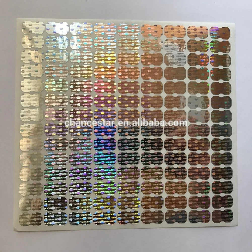 Custom Authenticity 3d Hologram Sticker with Serial Number