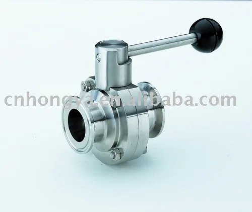 Ferrule Type Sanitary Butterfly Valve