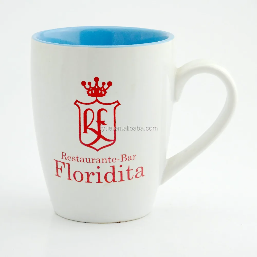 Unique customized porcelain design color mugs /paint your own mug