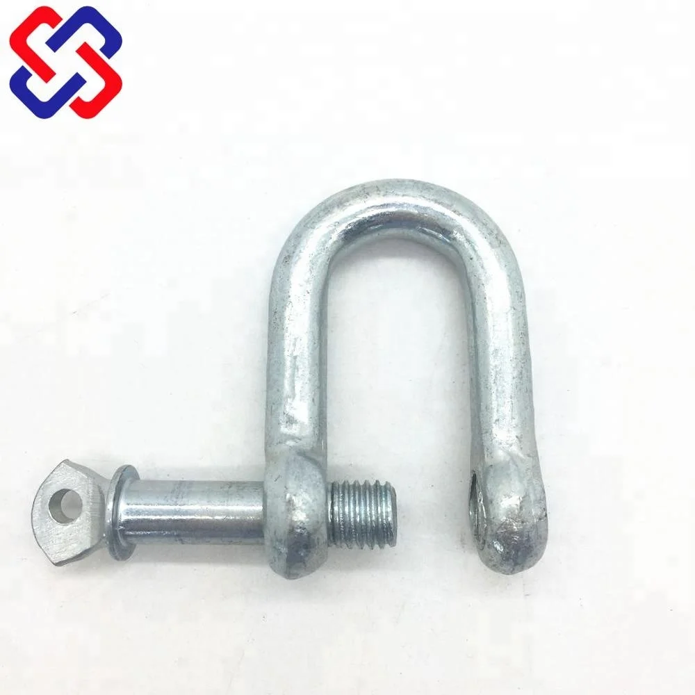 
Rigging Hardware Galvanized U.S Type D Shackle 