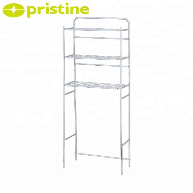 MIT DIY Housewares Shopee OEM eBay Wholesale Taiwan Household Storage Furniture Iron Bathroom Shelves Corner Toilet Storage