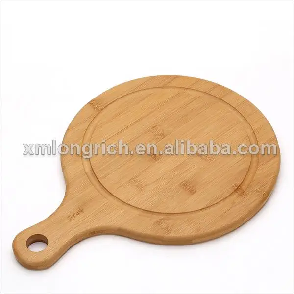 Wooden Pizza Chopping Paddle Бат Компактный Бамбука, Выступающей Доска Pad