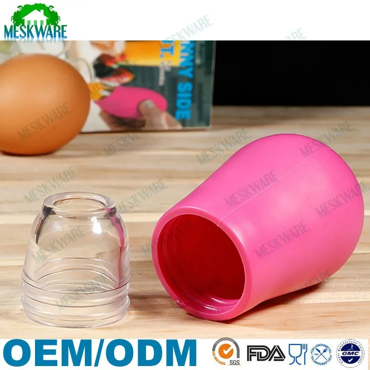 LFGB standard easy to use yolk fish silicone egg separator